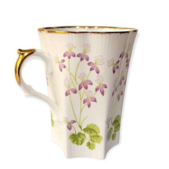 Crown Staffordshire Other - Royal Crown Staffordshire England  Fine Bone Handcrafted China Flower Mug